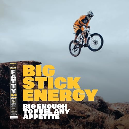 Miniatura 3 de FATTY - Palitos de carne de vacuno, paquete original de 20 unidades, carne de res extra grande alimentada con hierba y cerdo sin antibióticos, 3