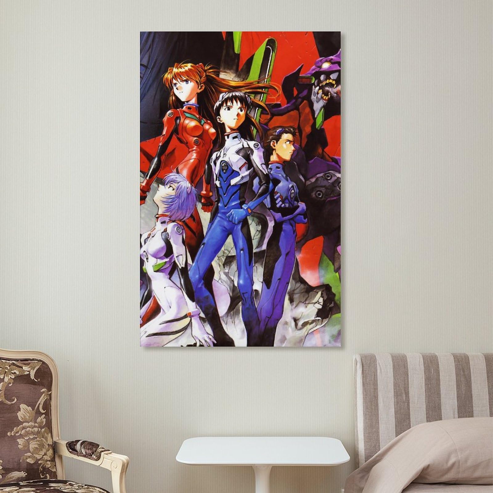 Amazon.co.jp: 絵画 大型 新世紀エヴァンゲリオン 碇シンジ 綾波レイ