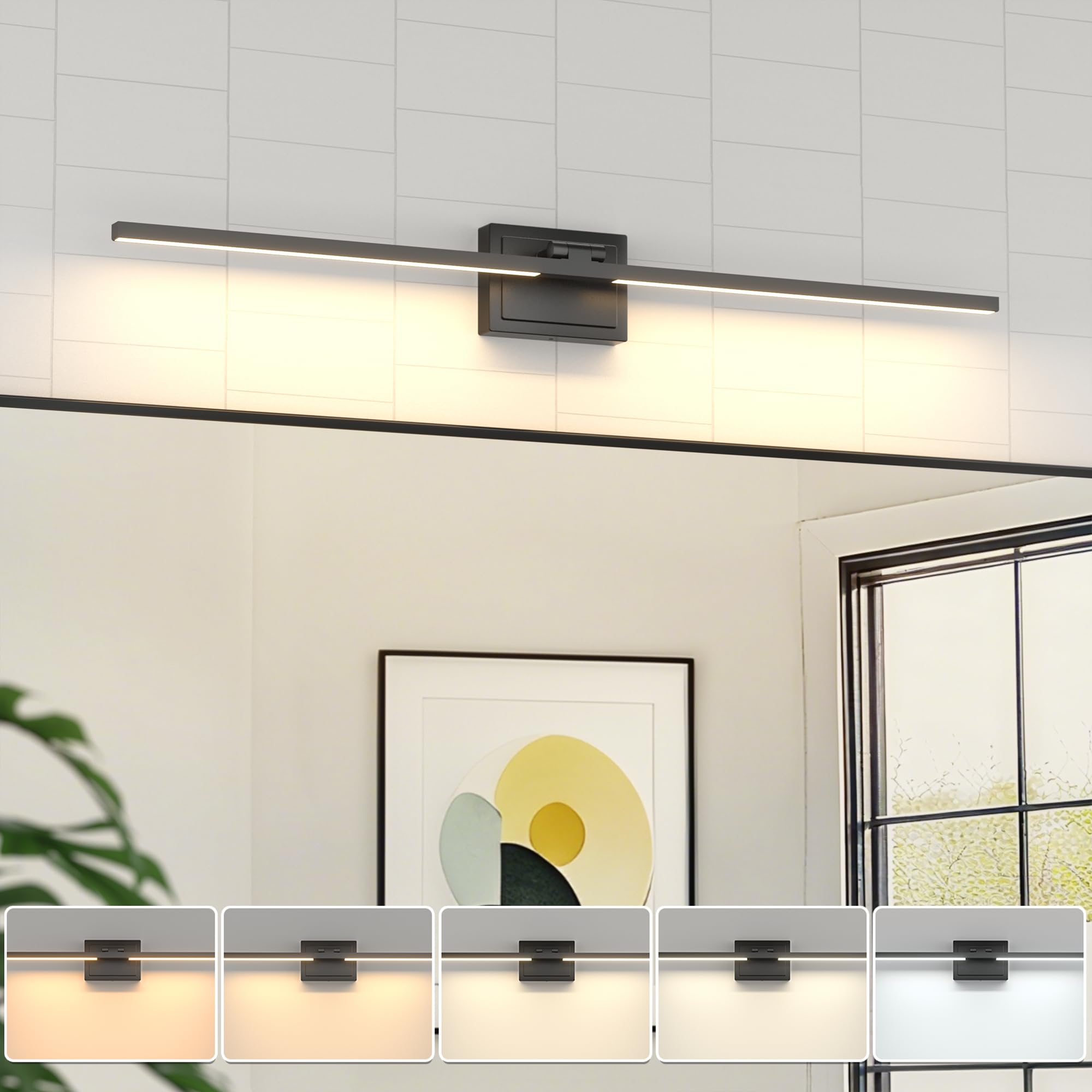 Photo 1 of VOLISUN Bathroom Vanity Light 39.4 inch, Vanity Light Bar-ETL Certified