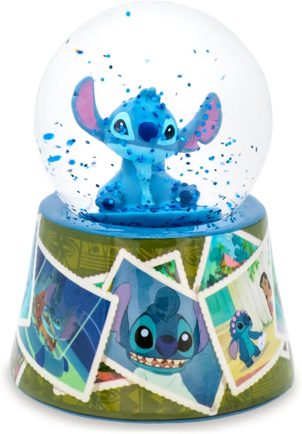 Disney Lilo & Stitch Vintage Photos Mini LightUp Snow Globe with