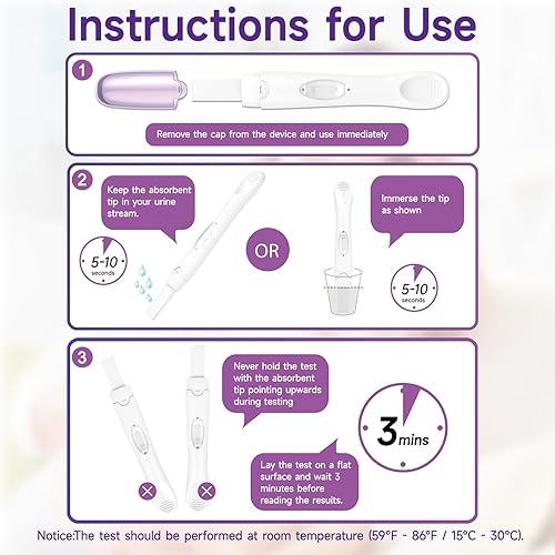 Miniatura 3 de Amazewell Prueba rápida de ovulación Midstream (10 pruebas)