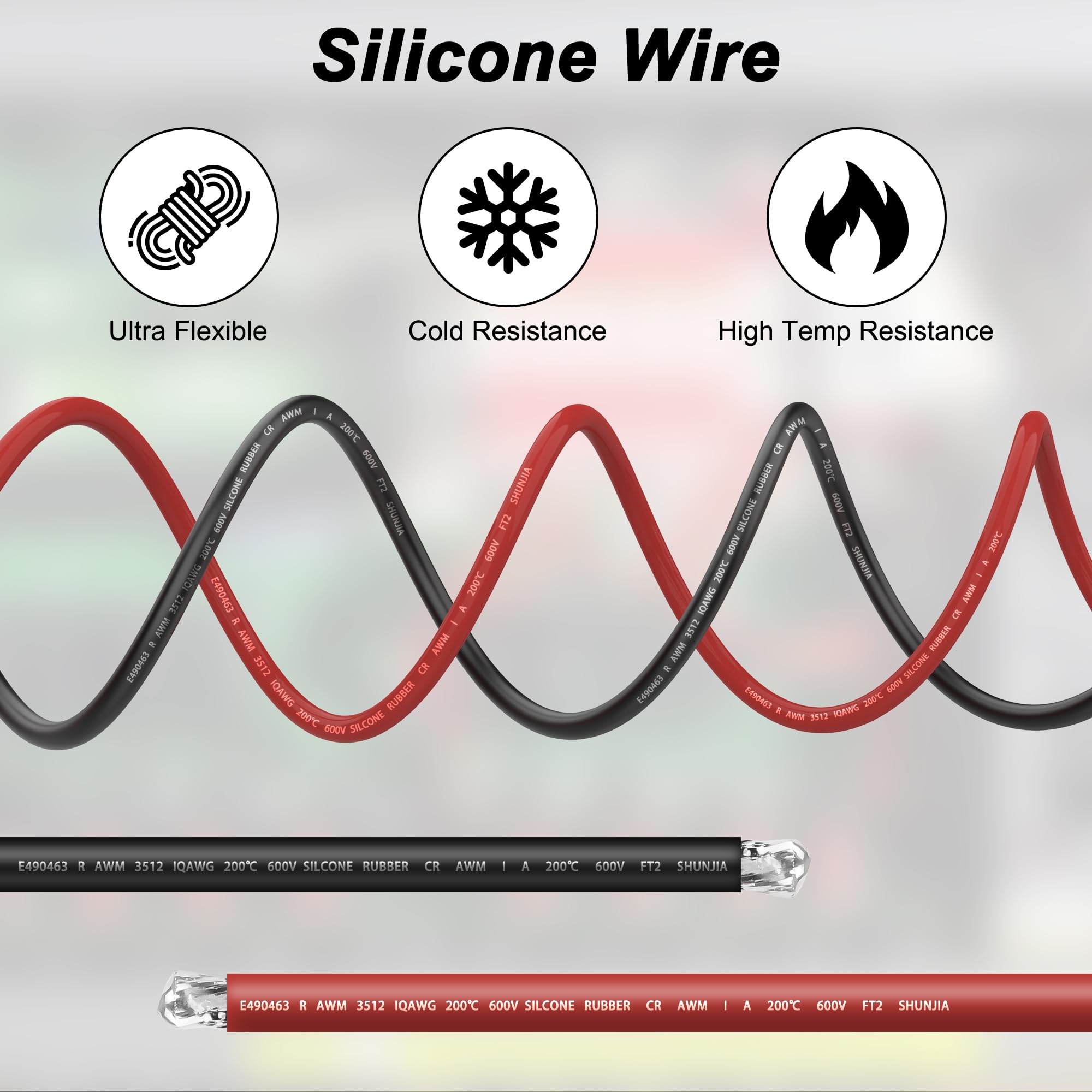 2 Metri Cavo Silicone 10AWG - Filo Alimentazione Batteria RC (1m Rosso E 1m Nero) - Foto 7
