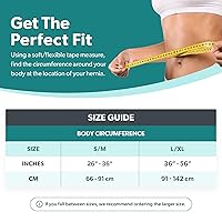 Vista 2 de BraceAbility Umbilical Hernia Belt - Abdominal Binder Truss with Compression Pad for Belly Button, Navel, Ventral, Epigastric, Hiatal Hernia Relief