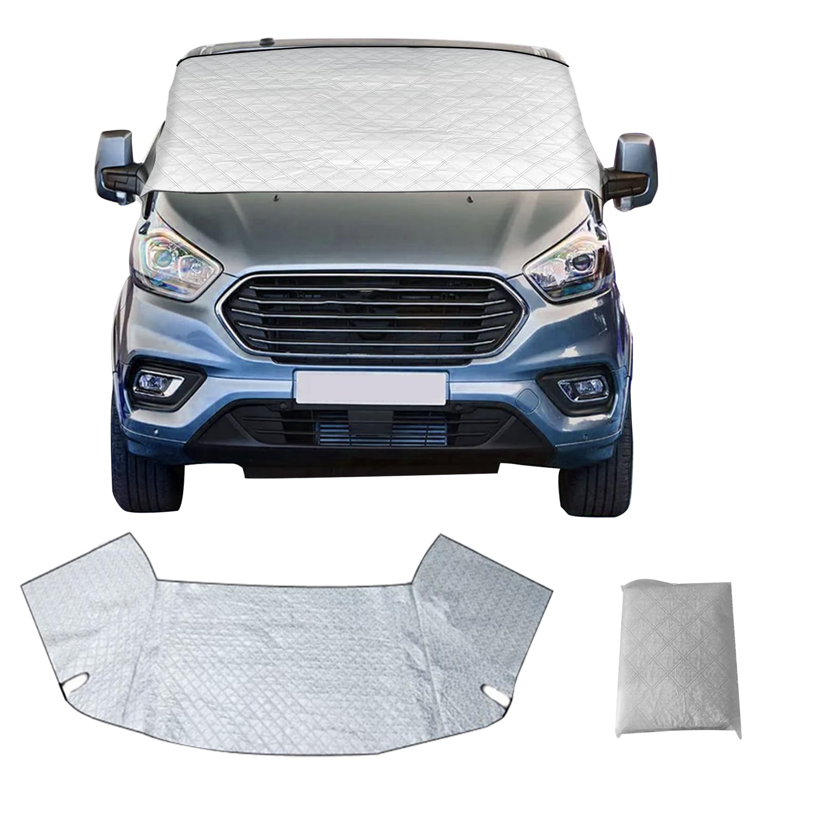 Windschutzscheibenabdeckung für VW T6, Thermoabdeckung, Schnee-Abdeckung, wasserdicht, staubdicht, Sonne, UV, Schnee, EIS, Frost für VW T6 2016–2022