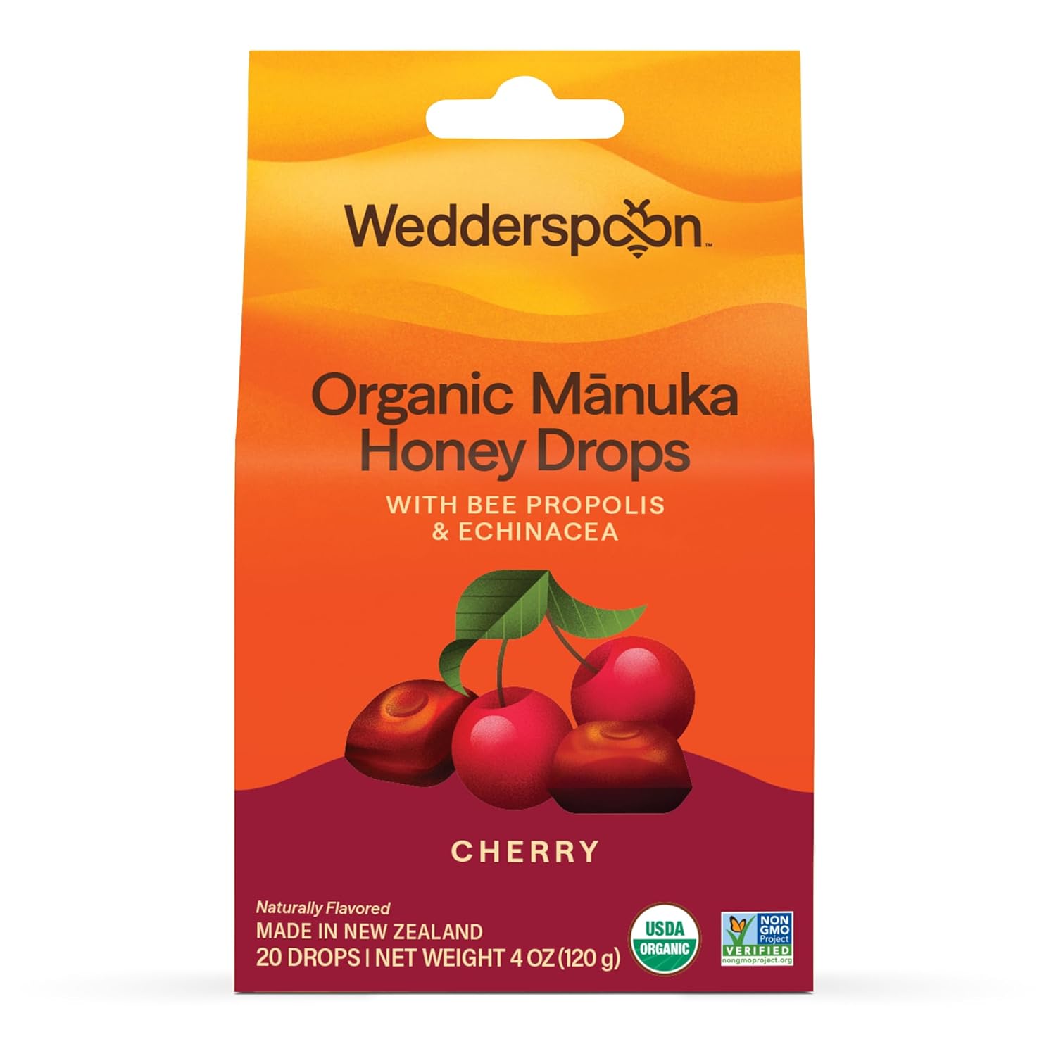 Wedderspoon Organic Manuka Honey Lollipops, Variety Pack, 70 Count (Pack of 1) Genuine Manuka Honey + Vitamin C No Artificial Flavors or Dye Feel Better Lollipop for Kids & Grown-ups