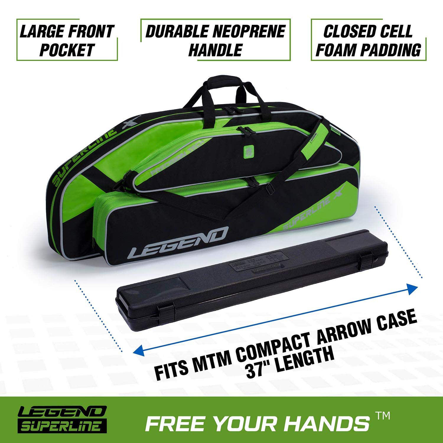 Amazon.co.jp: superline44 :複合弓ケースとバックパック グリーン