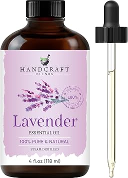 Handcraft Blends Sweet Orange Essential Oil, Eucalyptus Essential Oil and Lavender Essential Oil, Huge 4 Fl. Oz, 100% Pure and Natural Essential Oils, Therapeutic Grade with Premium Glass Dropper
