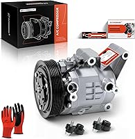 Vista 1 de A-Premium Compresor de aire acondicionado con embrague compatible con Mazda MX5 Miata 2.0L 2006-2015, con polea de 6 ranuras