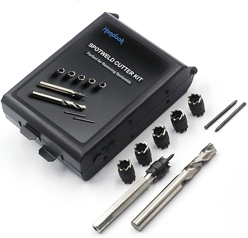 Cortador de soldadura por puntos, cortador de agujeros de chapa metálica, removedor de punzones separador de panel para taladro eléctrico,