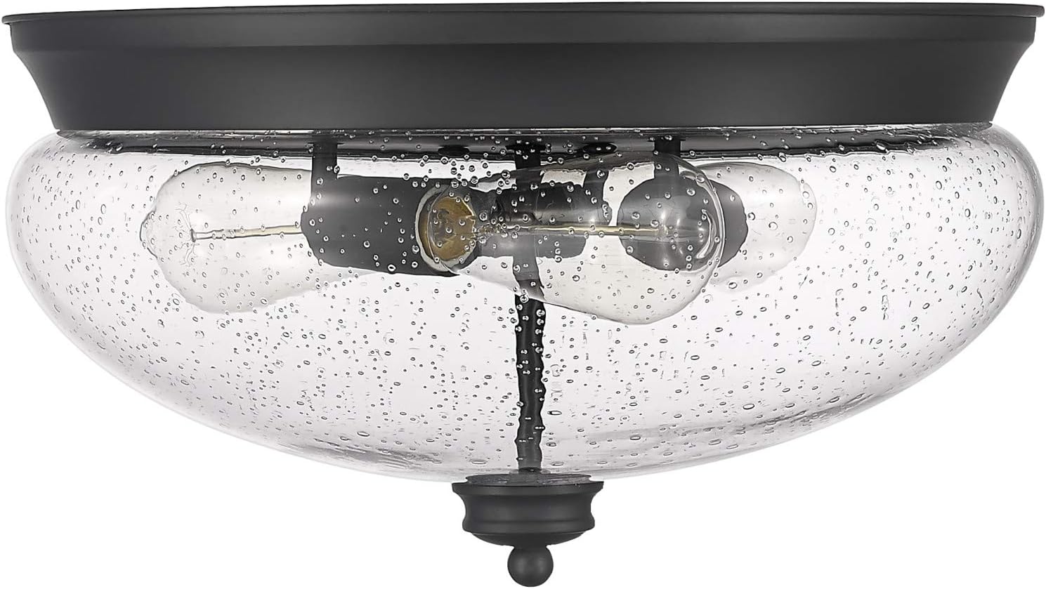 Z-Lite 3 Light Flush Mount 722F3-MB, Matte Opal, 15" Round