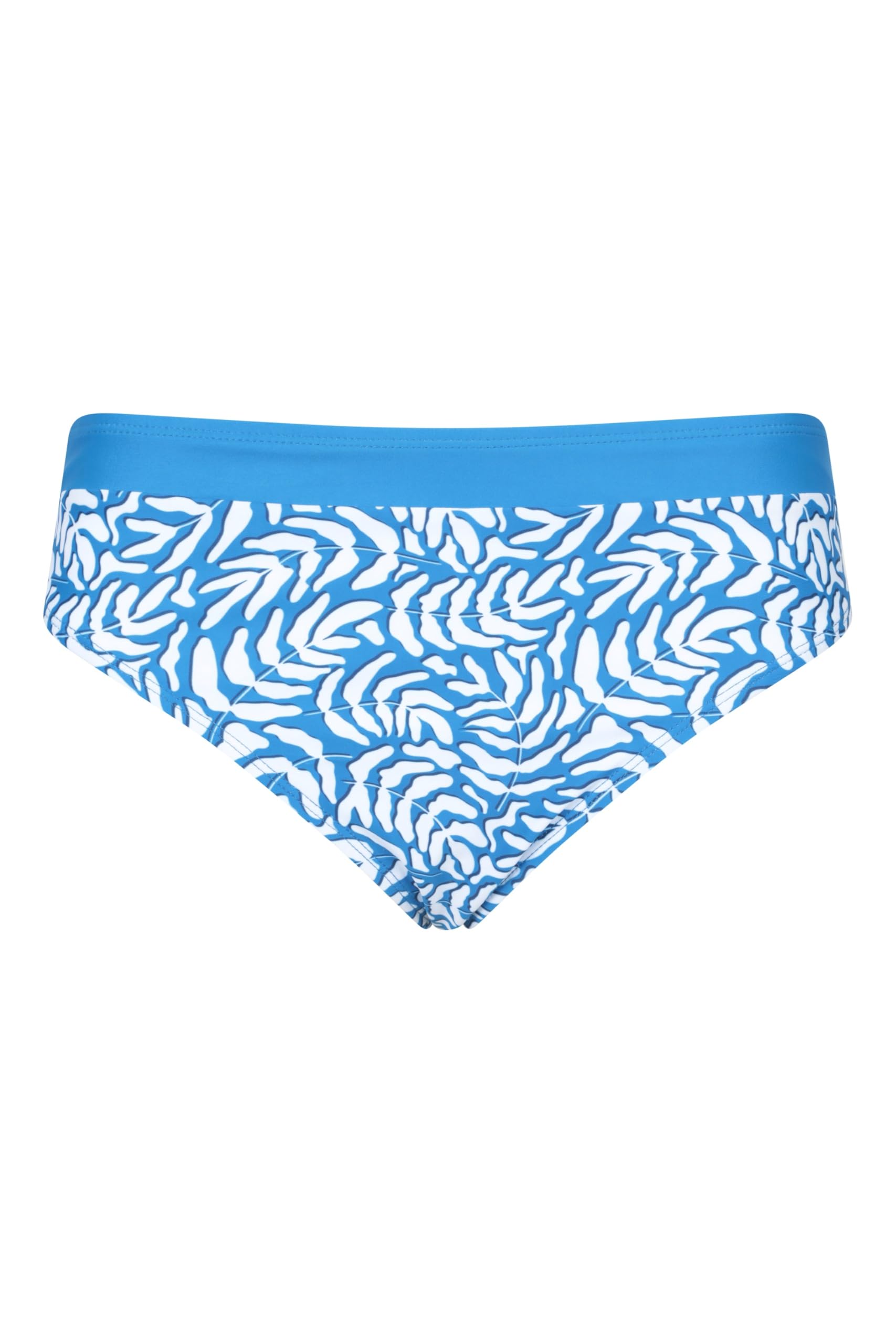 Mountain Warehouse Ocean Notion Bikini Bottoms - Wide Waistband Shorts, Chlorine Resistant, Quick Dry Swimsuit - Spring Summer, Pool, Diving Blue Women's Size 16