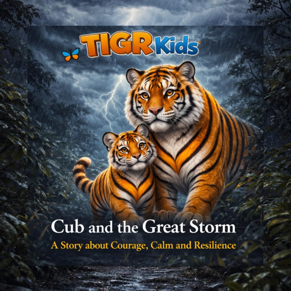 Cub and the Great Storm: A Story about Courage, Calm and Confidence - “A Story about Facing Fear and Finding Calm” (TIGR Kids™ Adventure Series)