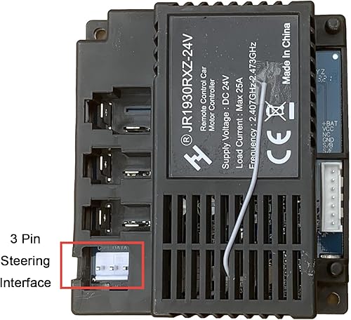 Miniatura 2 de JR1930RXZ-24V 2.4G Control remoto y receptor, para niños Ride On Toys, caja de control de 24 V, accesorios de placa base, piezas de repuesto para