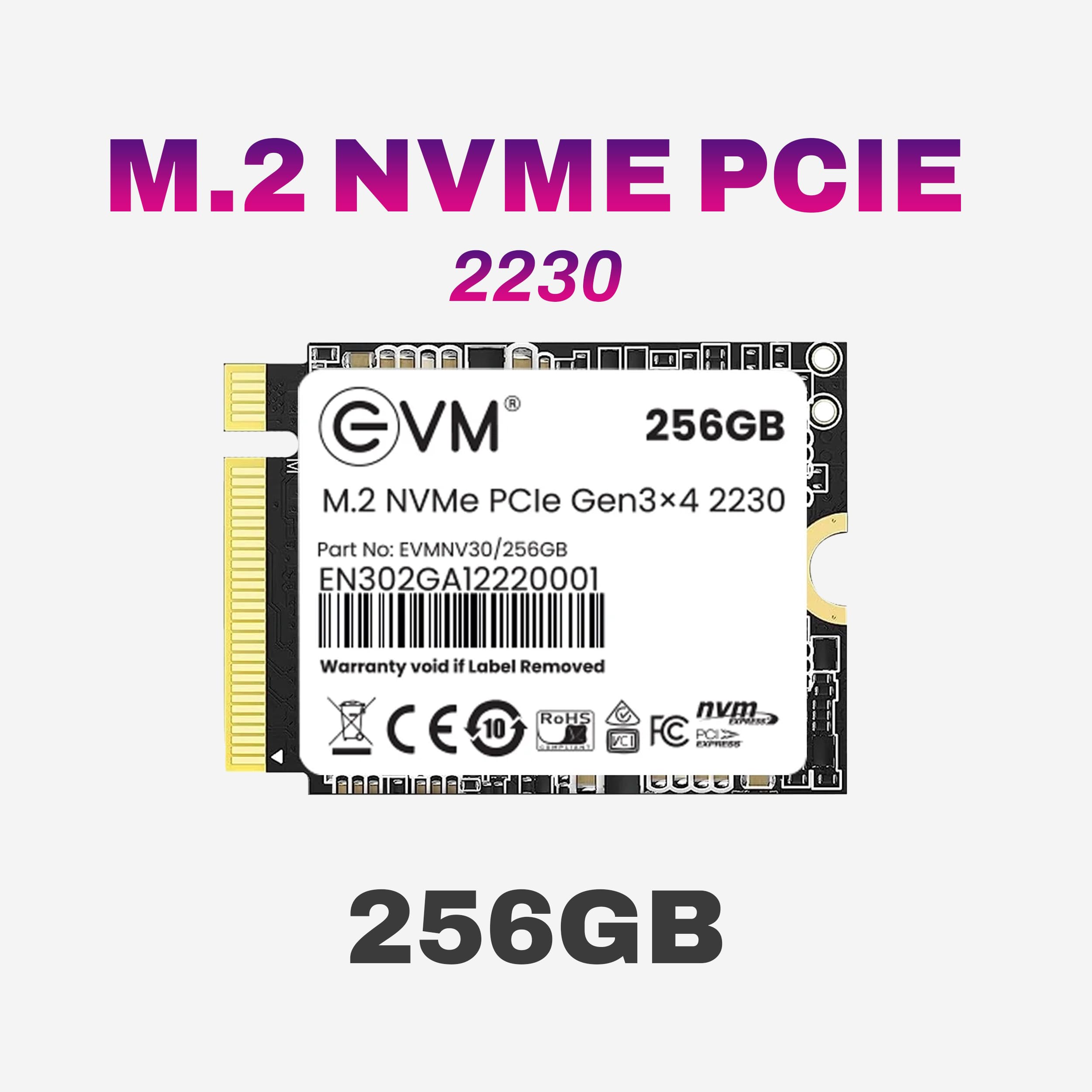 Amazon.in: Buy EVM 256GB M.2 NVMe (2230) Internal SSD - PCIe Gen