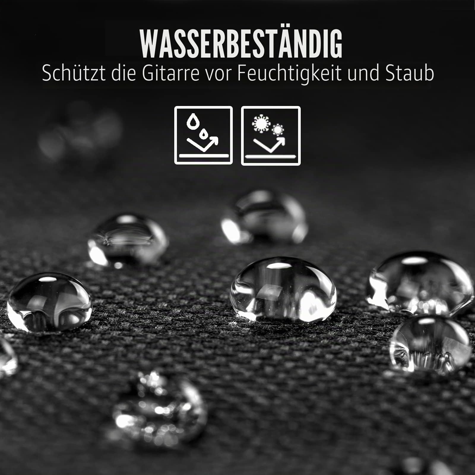 CAHAYA Bass Tasche E-Bass Tasche Performance-Tasche Elektrische Bass Gitarrentasche gepolstert Reißfest und Wasserfest CY0222