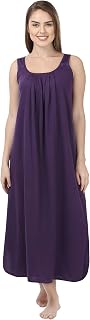 BLAZON Women's Cotton Hosiery Solid Maxi Dreams Nighty Slip Price In India