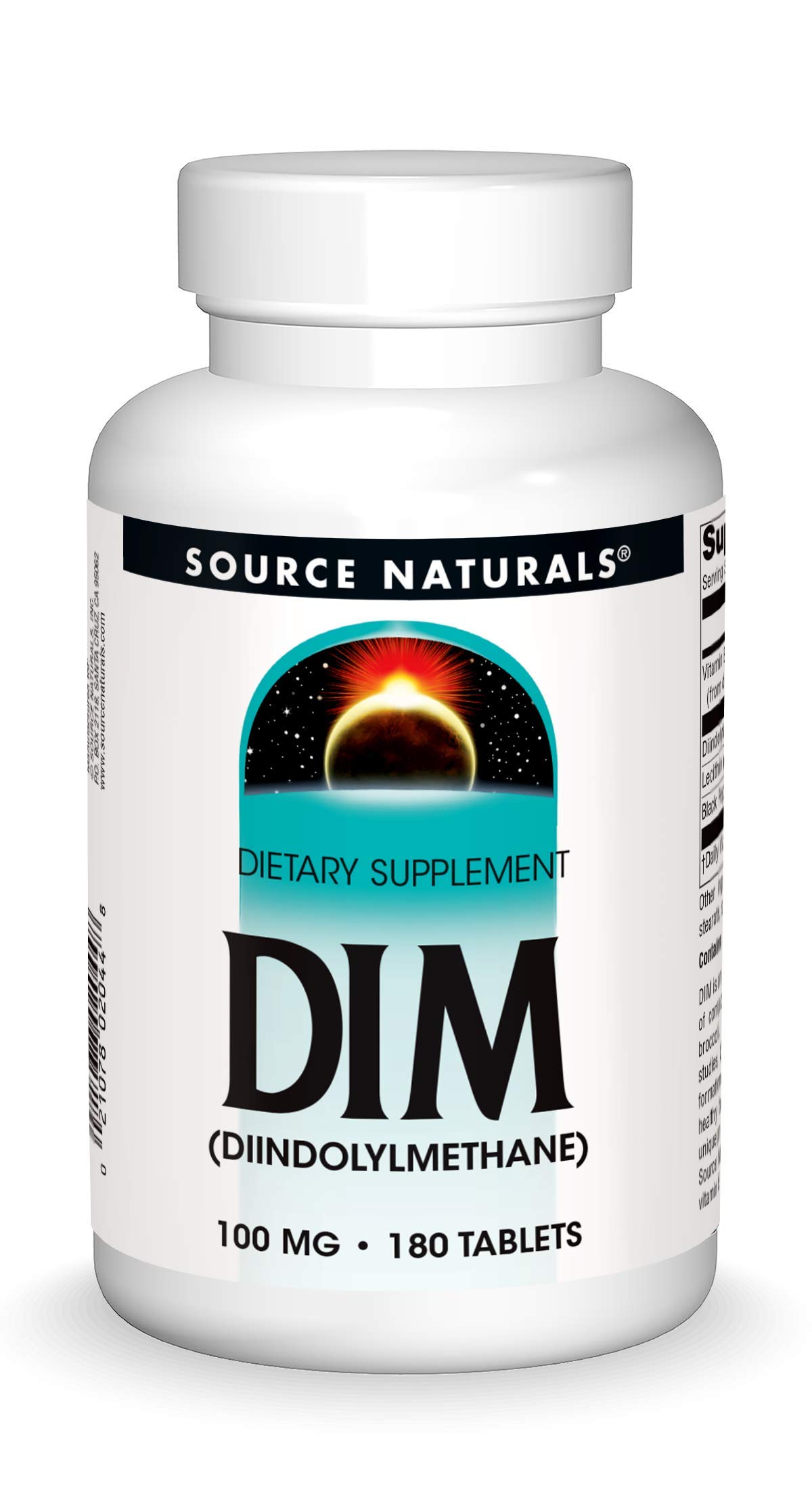 Source Naturals - Dim Diindolylmethane 100 Mg. 180 Tablets 124980