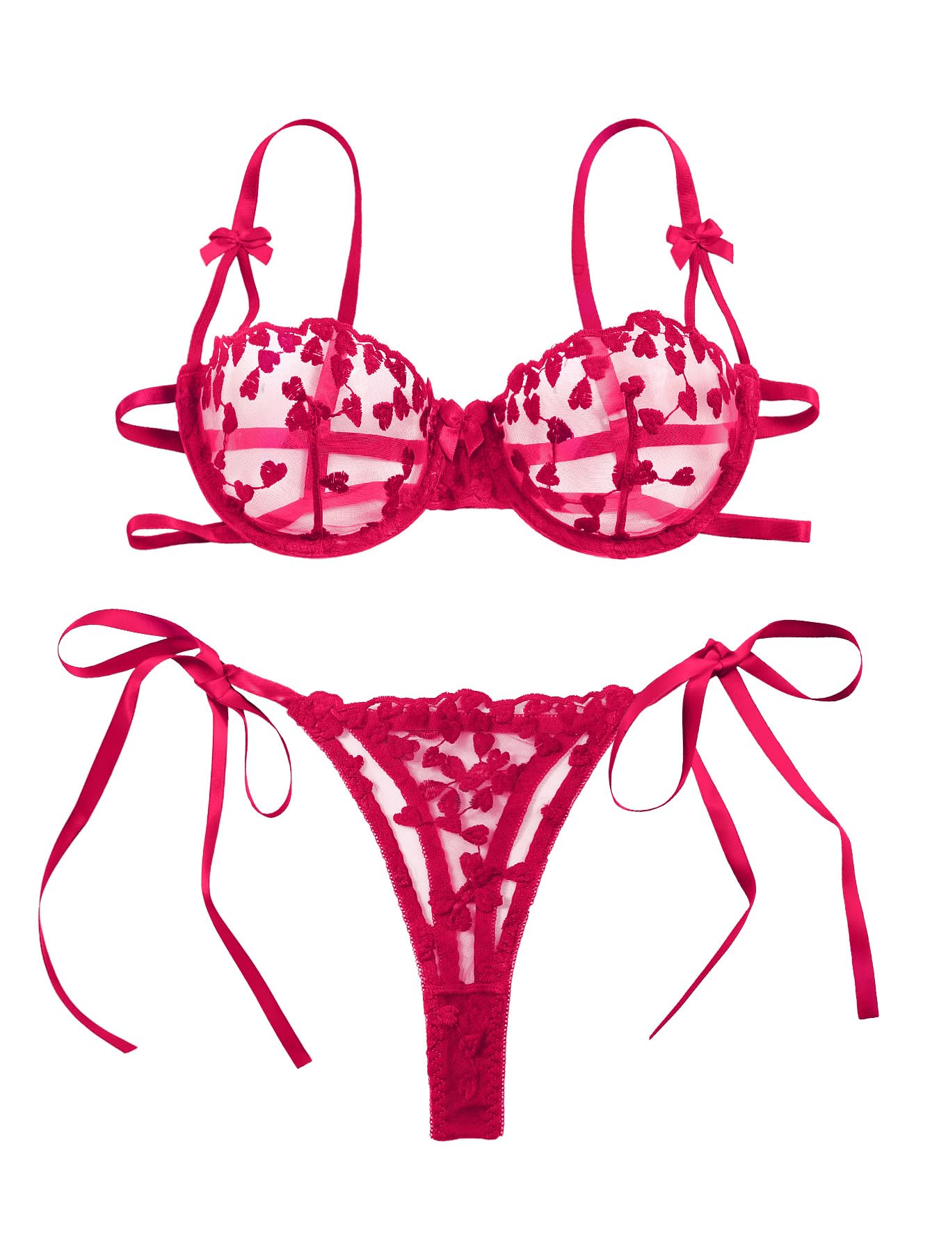 Lilosy Sexy Lingerie Set 2 Piece Women Bra and Panty