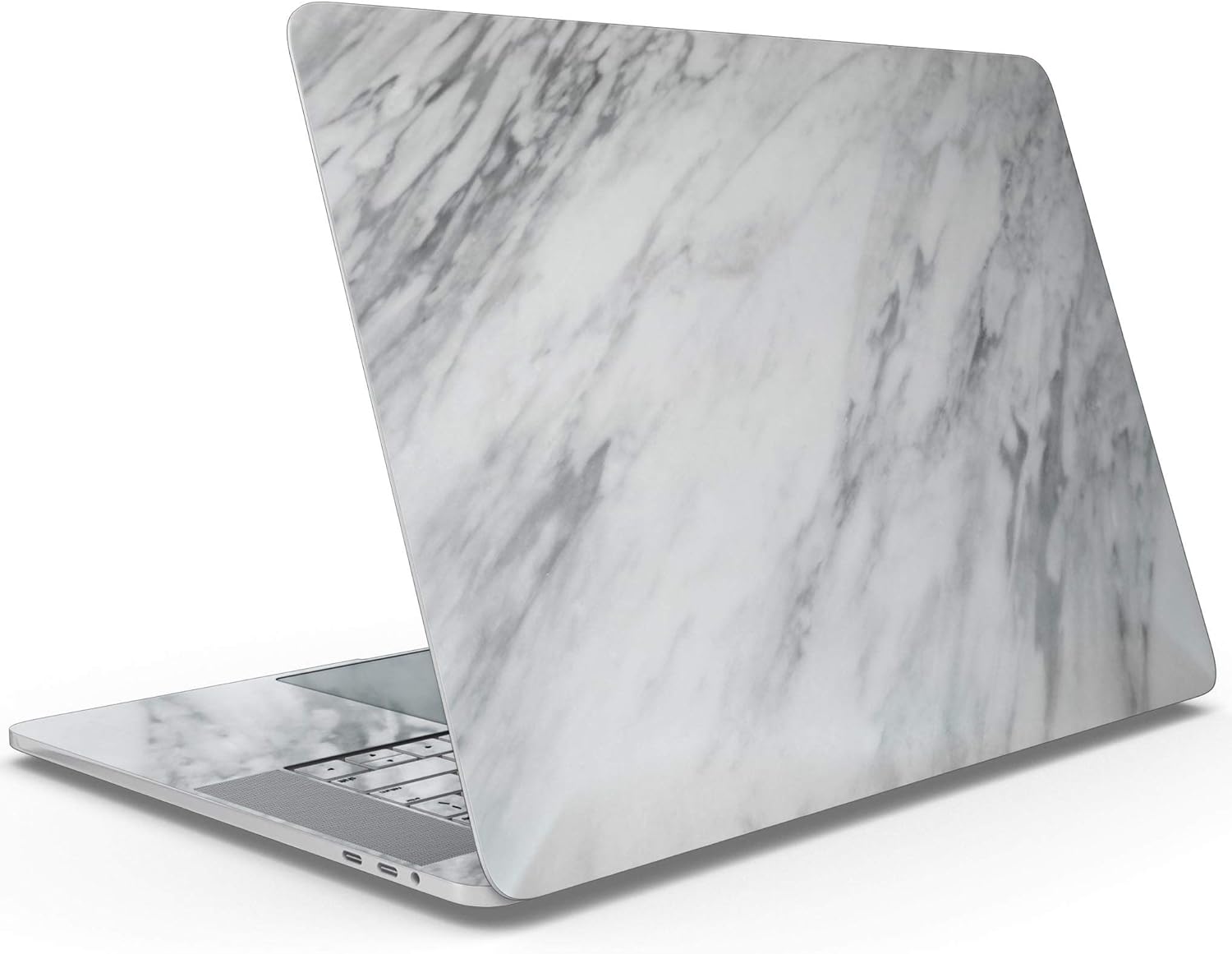 Design Skinz Slate Marble Surface V10 Full-Body Wrap Scratch Resistant Decal Skin-Kit Compatible with MacBook 13" Air M1 (A2337)
