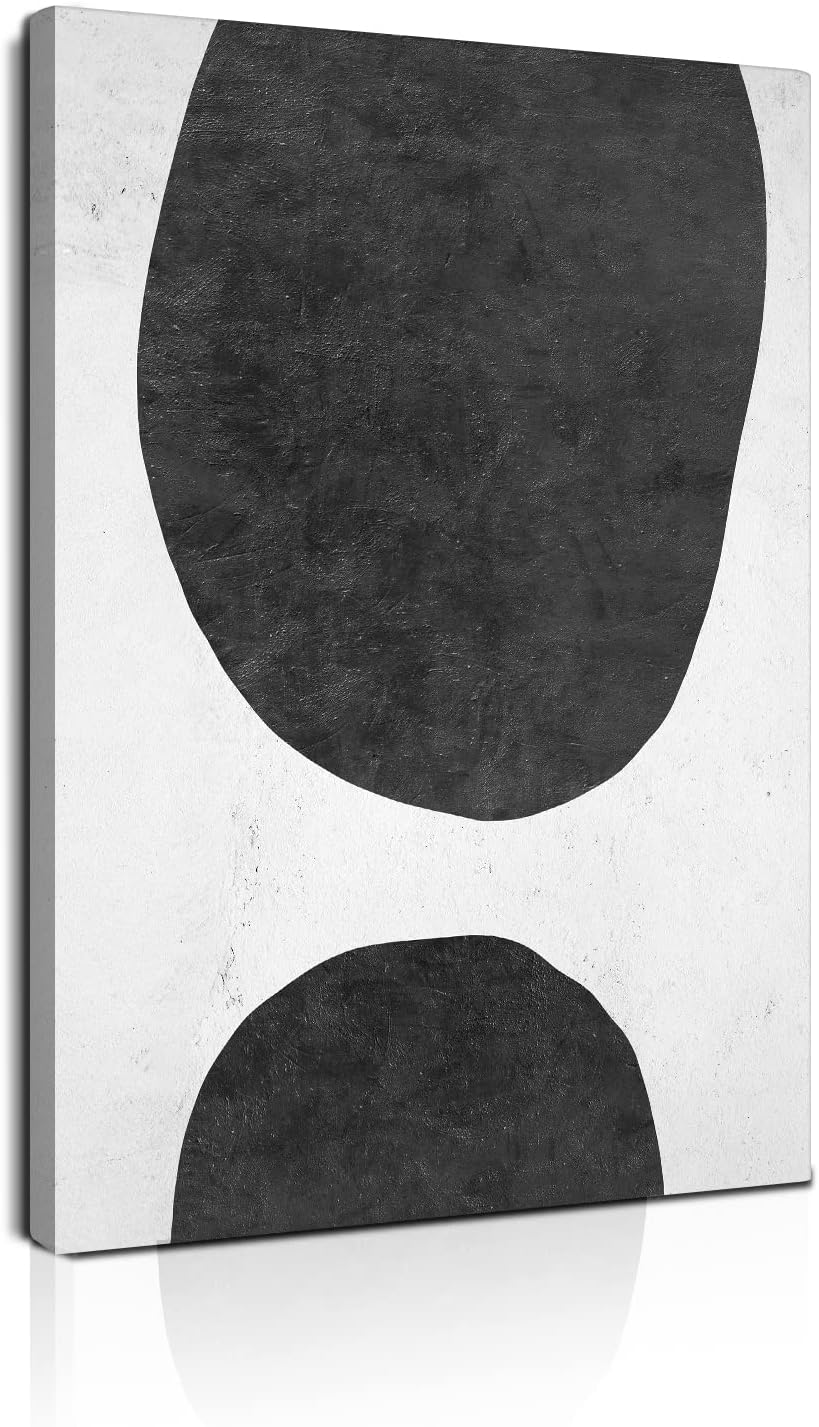 抽象的な壁絵 高級幾何学絵画 おしゃれ北欧雑貨 シンプル絵画 手書きラインアートパネル 壁装飾アート モノクロ ポスター 白黒 壁 デコレーション リビング インテリア 飾り付け レトロ C 50 70cm 1枚 Irdl Fr