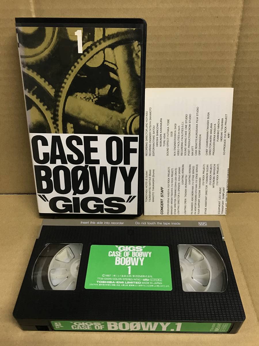 ミュージック BOOWY  VHS ミュージック BOOWY VHS Amazon.co.jp: SINGLES OF BOΦWY [VHS