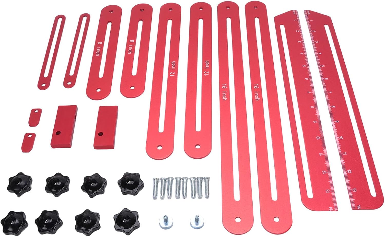 Stair Measurement Tool, Stair Tread Template Tool, Aluminum Alloy Stair Tread Gauge Stair Scribe Tool for Home DIY Renovation and Professional Construction Projects