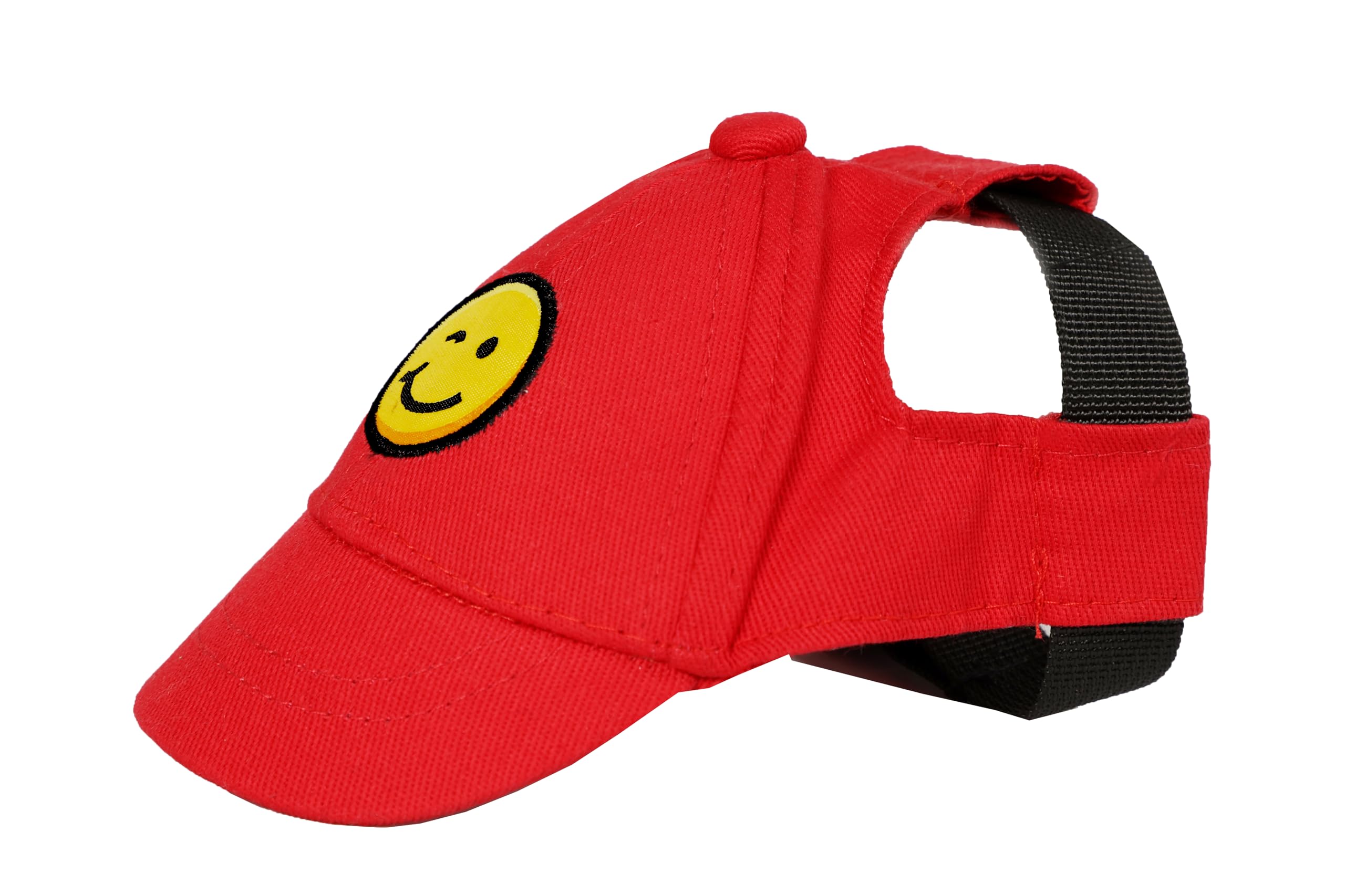 Infispace Baseball Cap for Dogs & Cats with Adjustable Strap | Pet Smile Hat (Pack of 1) (Red, M) (B0DG58W58Z) Amazon Price History, Amazon Price Tracker