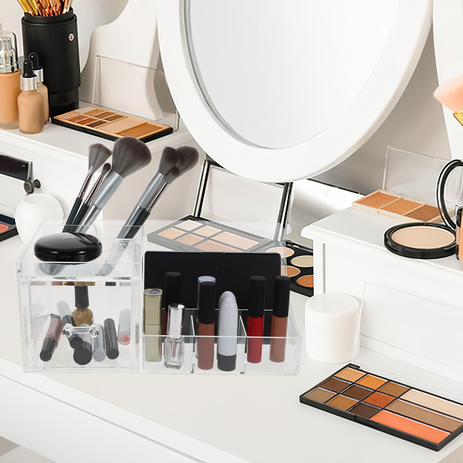 Make Up Organizer mit Mehreren Schubladen aus Ps für Kosmetikartikel