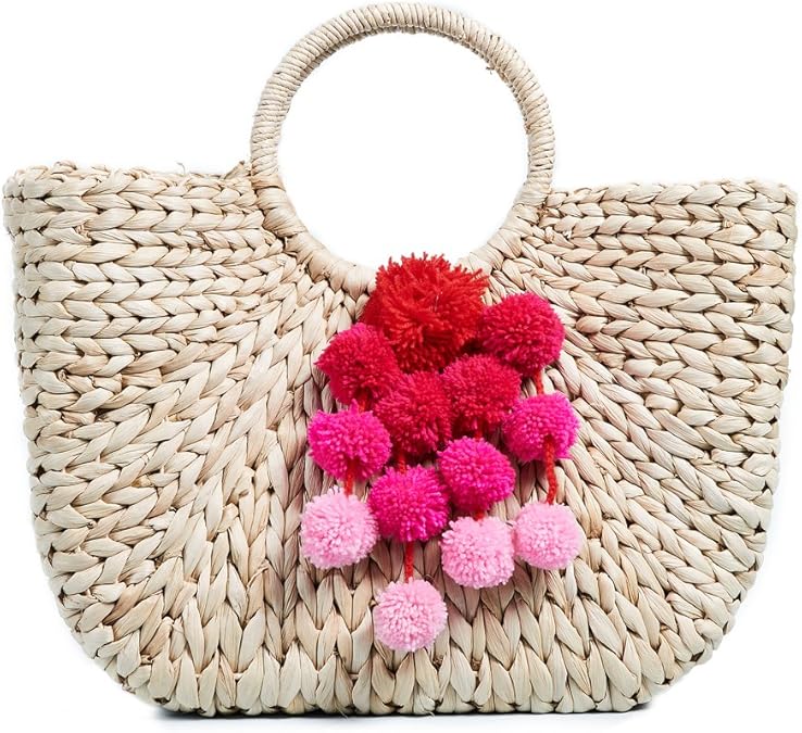 hat attack round handle tote