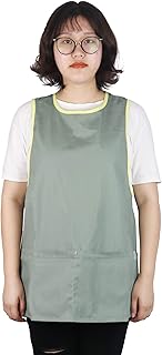 JONATHAN UNIFORM Femme Nettoyage Tablier de Travail d'Uniformes avec 2 Poches pour Beauté, Coiffeur, Cuisine, Ménage