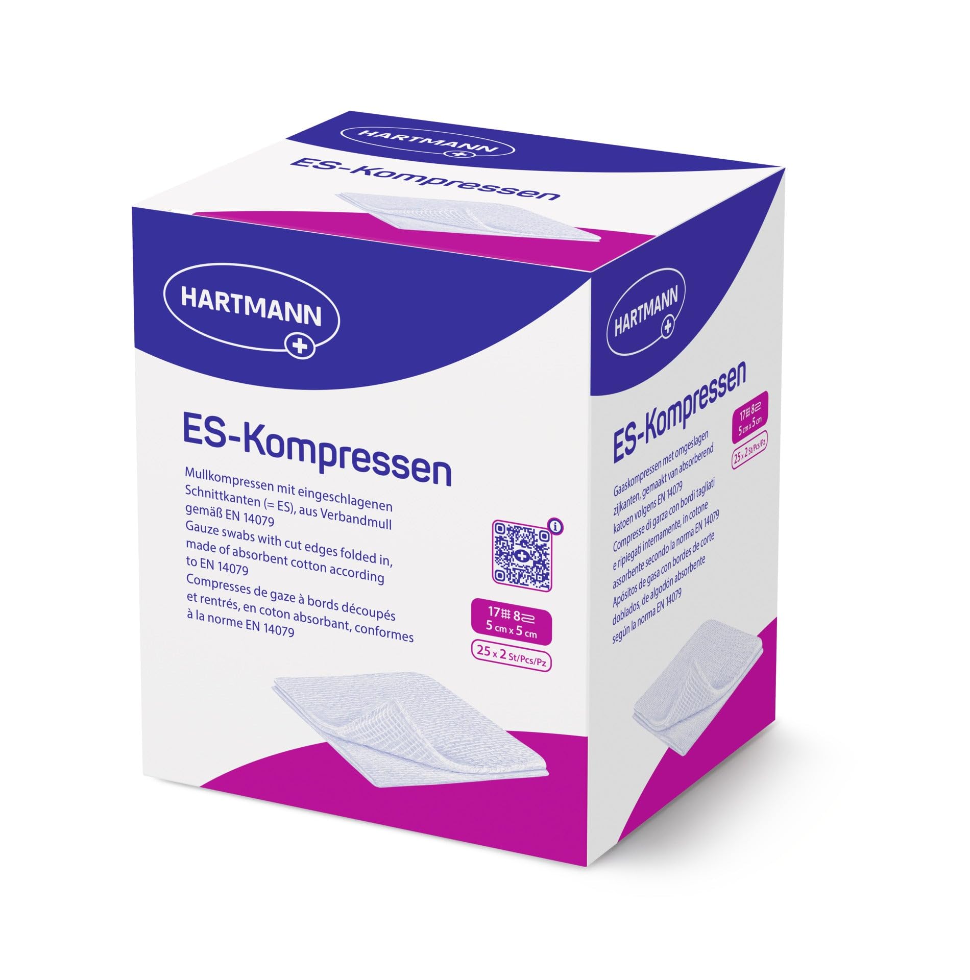 ES-Kompressen unsteril 10x10 cm 16fach, 100 St, 100 St