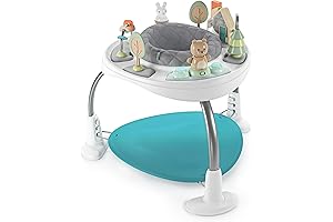 Spring & Sprout 2-in-1 Baby Activity Center Jumper and Play Table