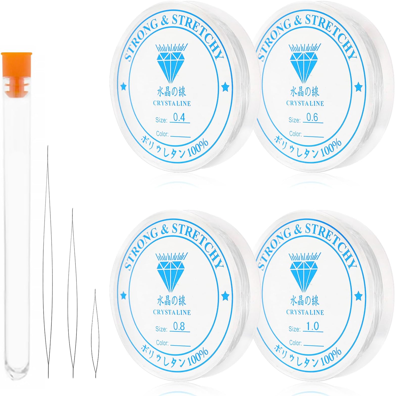 Filo Elastico Trasparente Perle Cordino Elastico Trasparente 0,8mm | Per Bracciali Fai Da Te E Perline | Filo Elastico Trasparente Cordino Per Perline - Foto 9