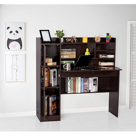 Spacewood Engineered Wood Winner Study Table (Natural Wenge Finish ...