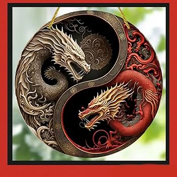 ドラゴン 置物 Amazon.co.jp: 樹脂製貴族龍白龍○八角形台座○木札 2番付き 白