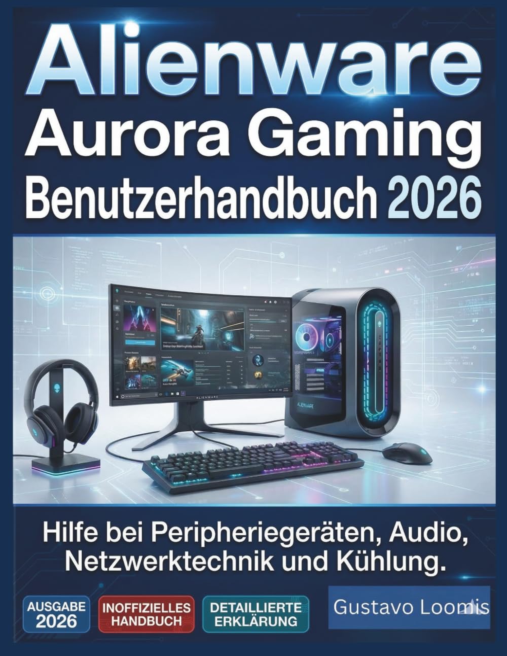 Alienware Aurora Gaming Benutzerhandbuch 2026: Hilfe bei Peripheriegeräten, Audio, Netzwerktechnik und Kühlung.