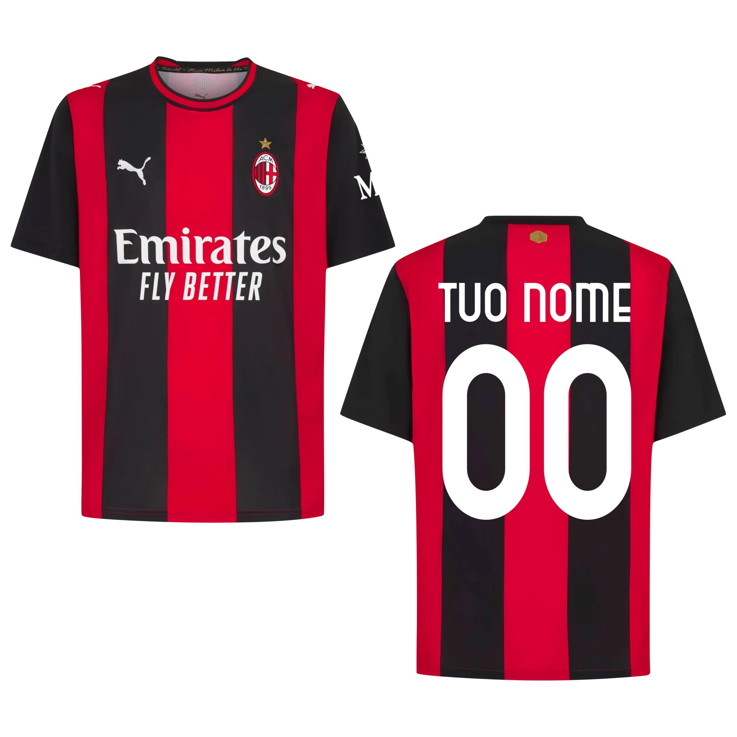PUMA Maglia Milan Ufficiale 2026 2027 Adulto Bambino Personalizzabile