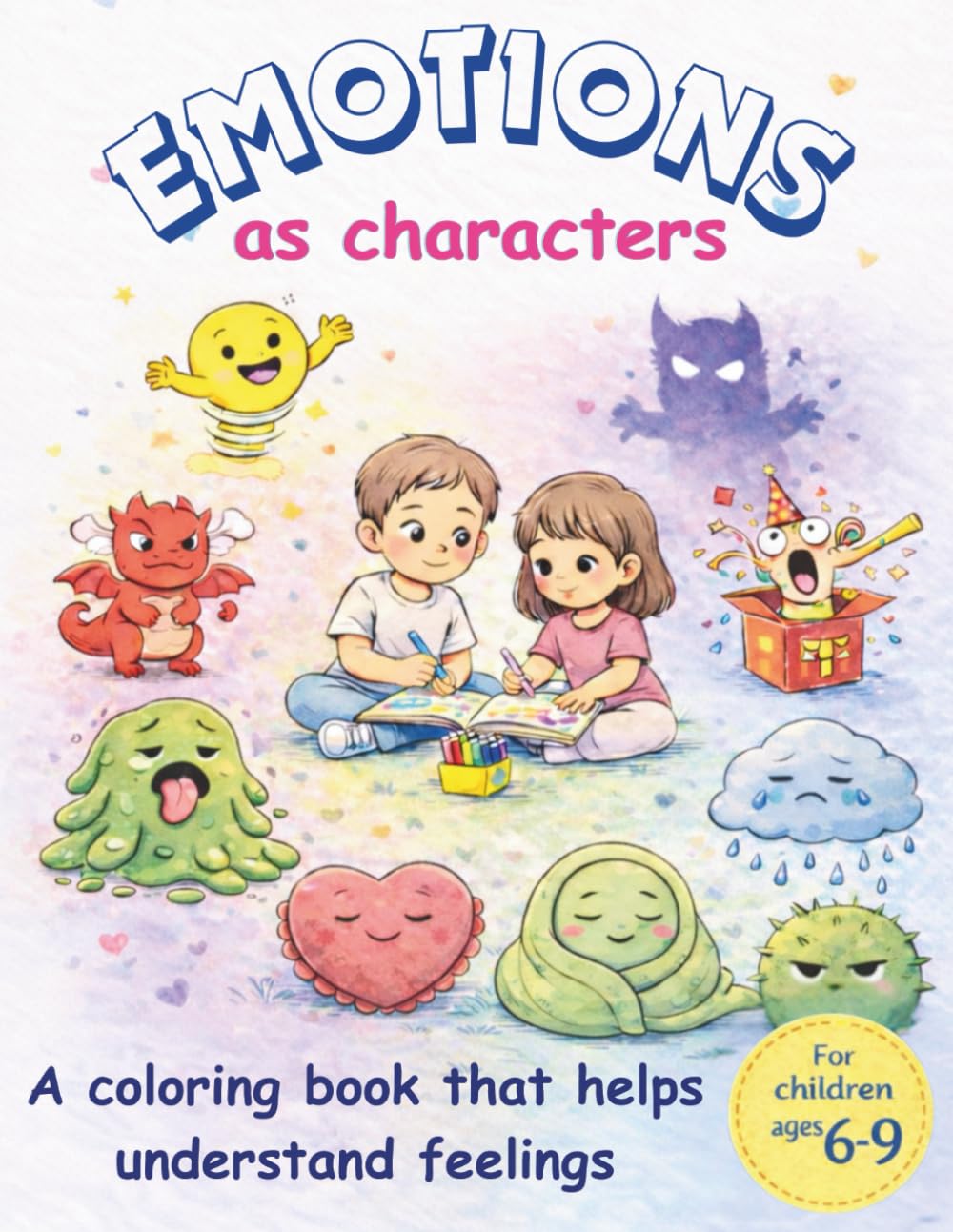 Emotions as characters: A coloring book that helps understand feelings