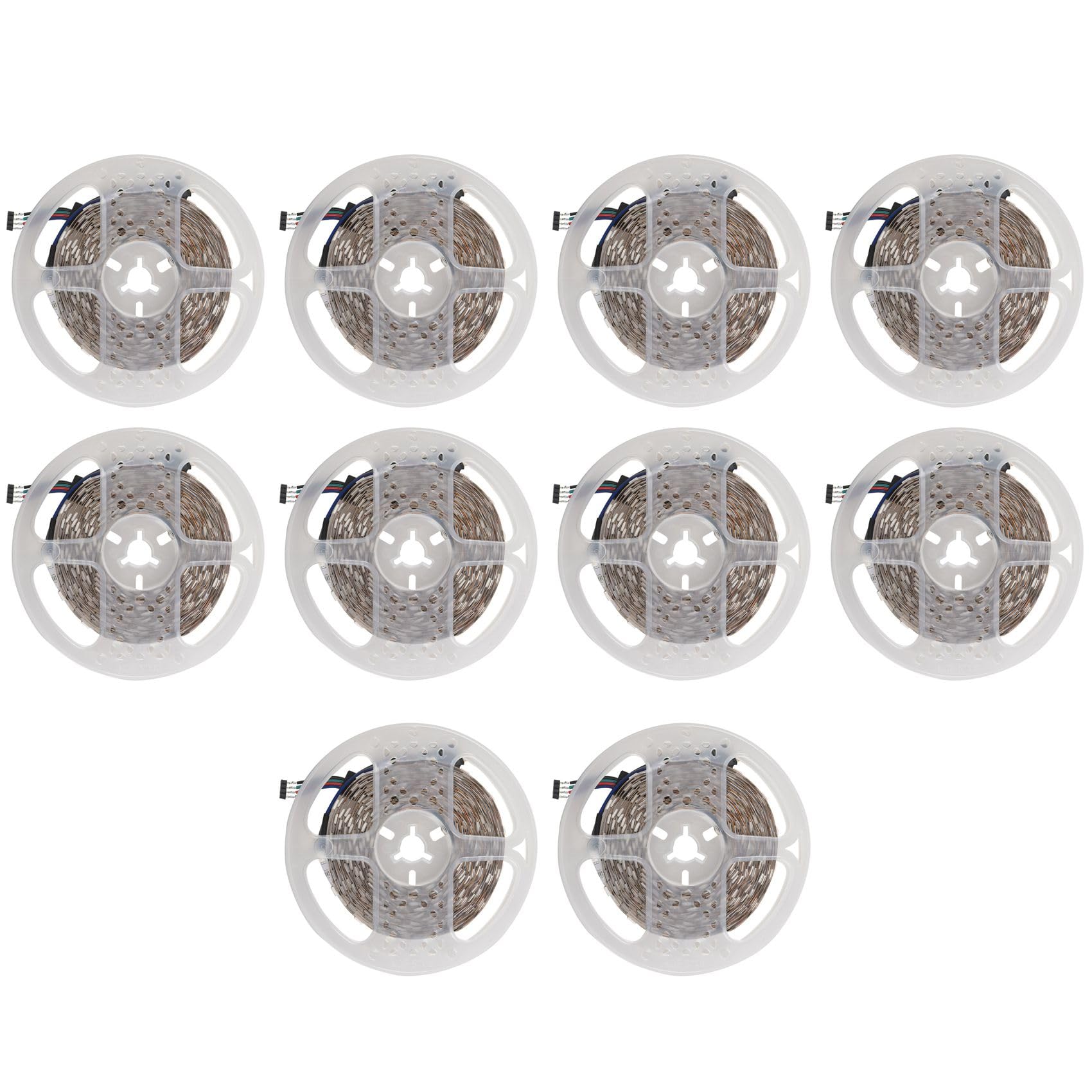 10 . 5M RGB 300 5050 LED elastyczna taśma świetlna niewodoodporna DC12V