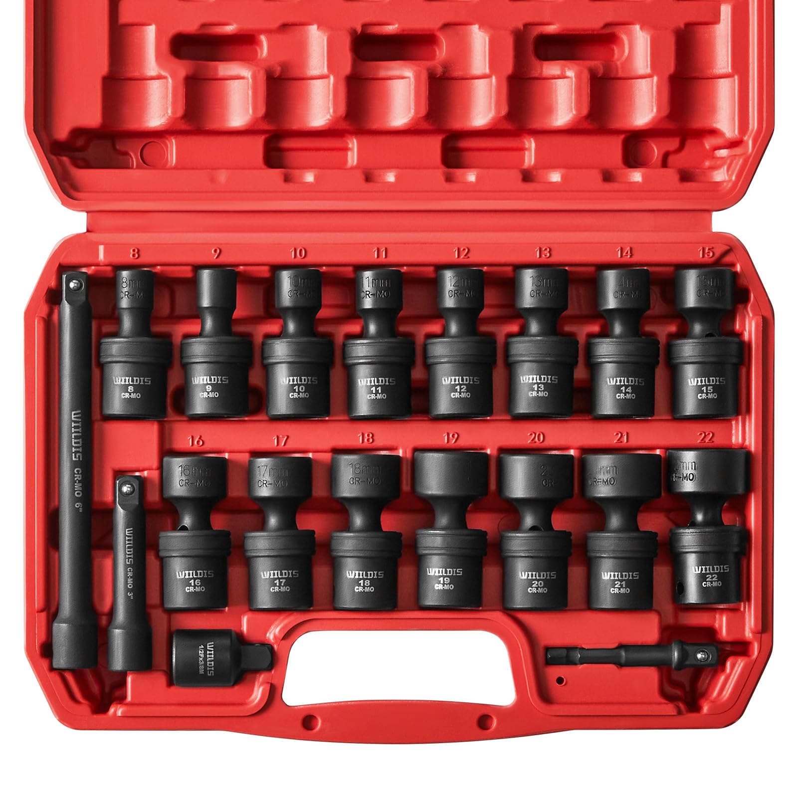 WIILDIS 19pcs 3/8