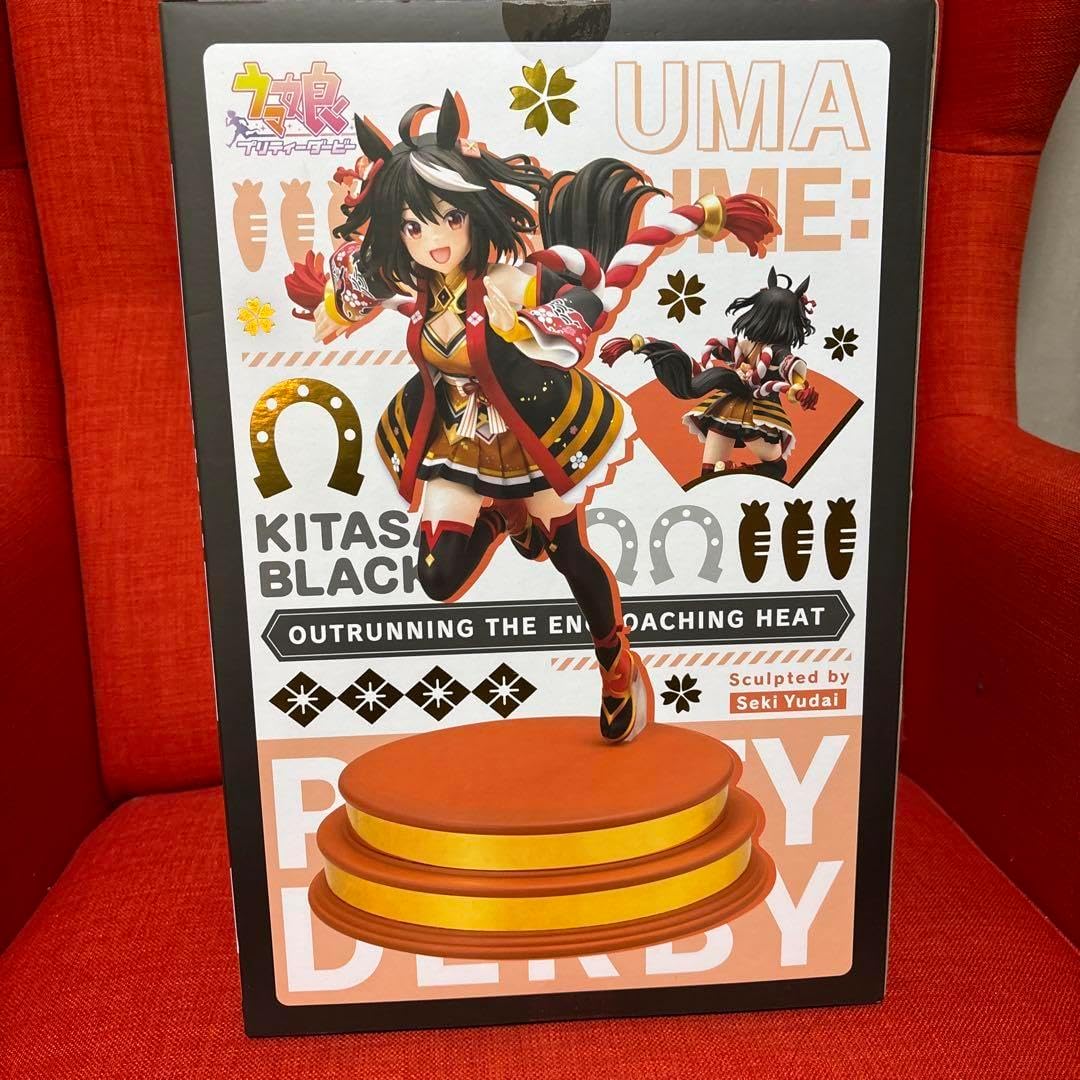 キタサンブラック フィギュア コトブキヤ　特典顔パーツ付き 限定特典付き】［迫る熱に押されて］キタサンブラック｜コトブキヤ