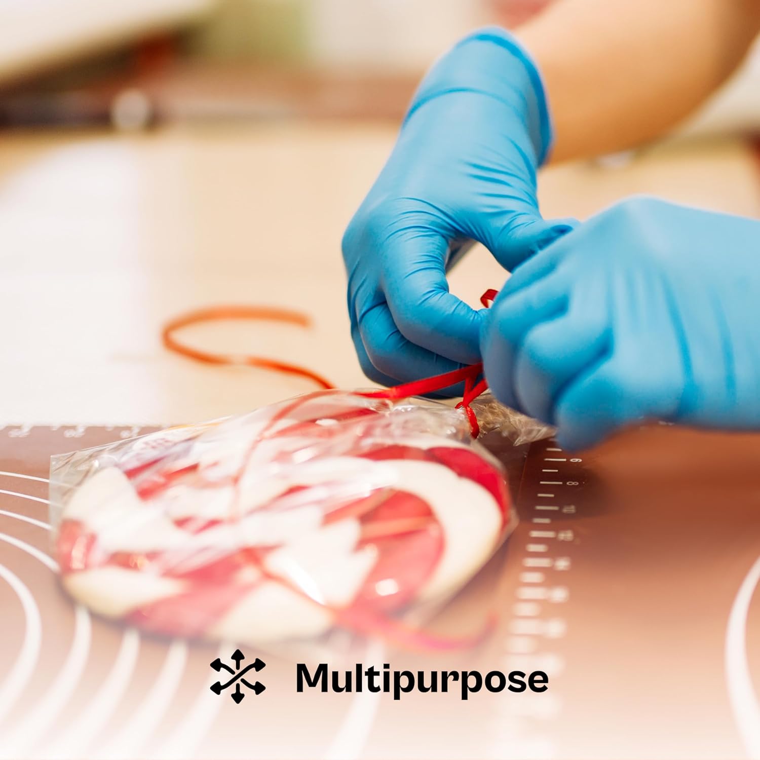 イエローProduceポリバッグシーラーテープパッケージシーリングテープ3 / 8 " 180ヤード6 Rolls