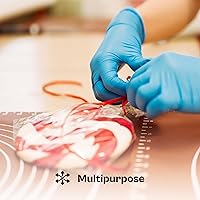 Vista 3 de PackagingSuppliesByMail PSBM Cinta selladora de bolsas de polietileno, azul, 3/8 pulgadas x 180 yardas, paquete de 96, 2.3 mil, cinta selladora