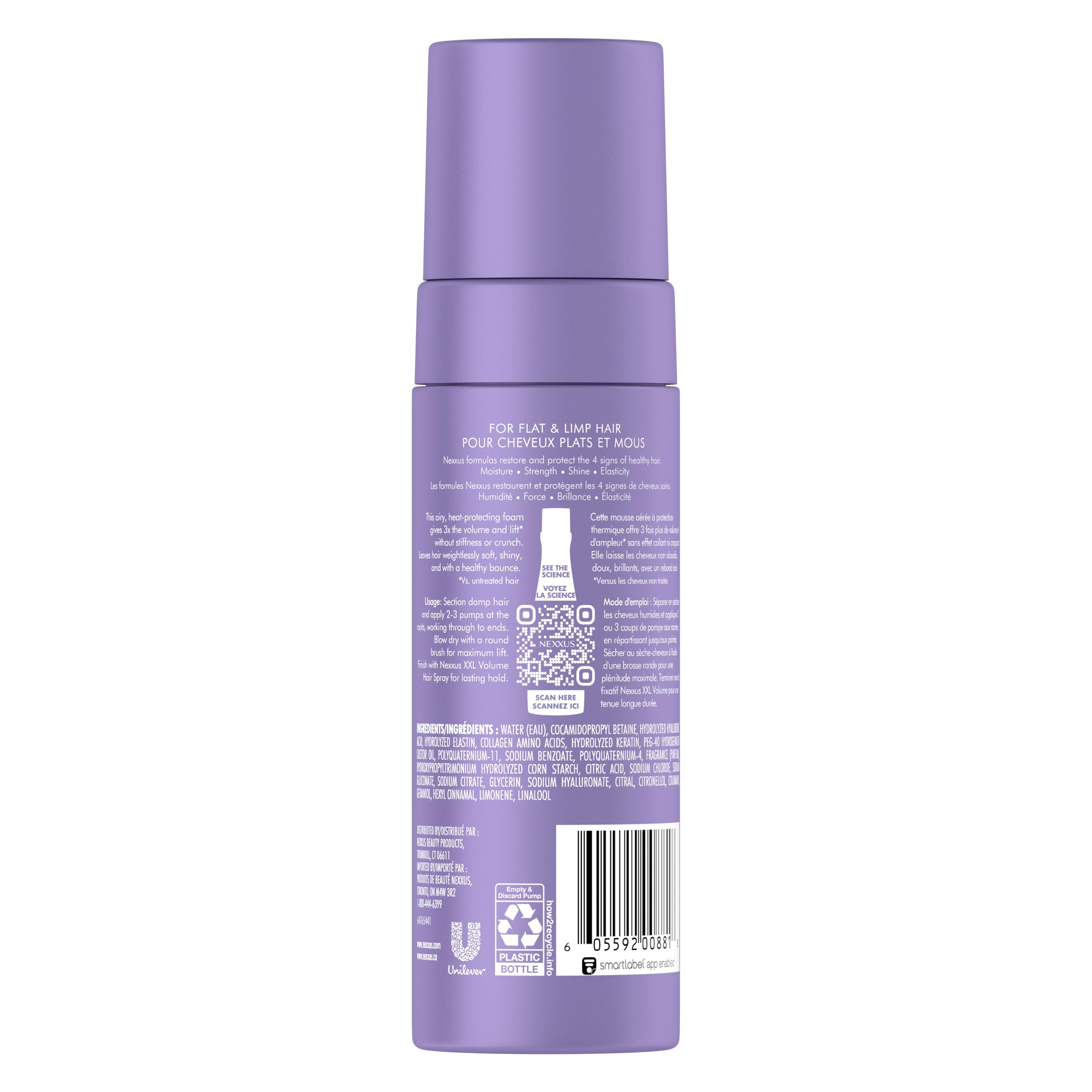 Nexxus HY-VOLUME Weightless Lift Cloud Foam Protein Fusion