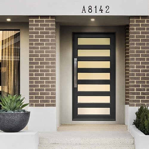 Miniatura 3 de Letra de casa de 3 pulgadas, letra de dirección de casa, letra vintage de hierro fundido para el hogar, número de buzón de puerta de metal sólido,