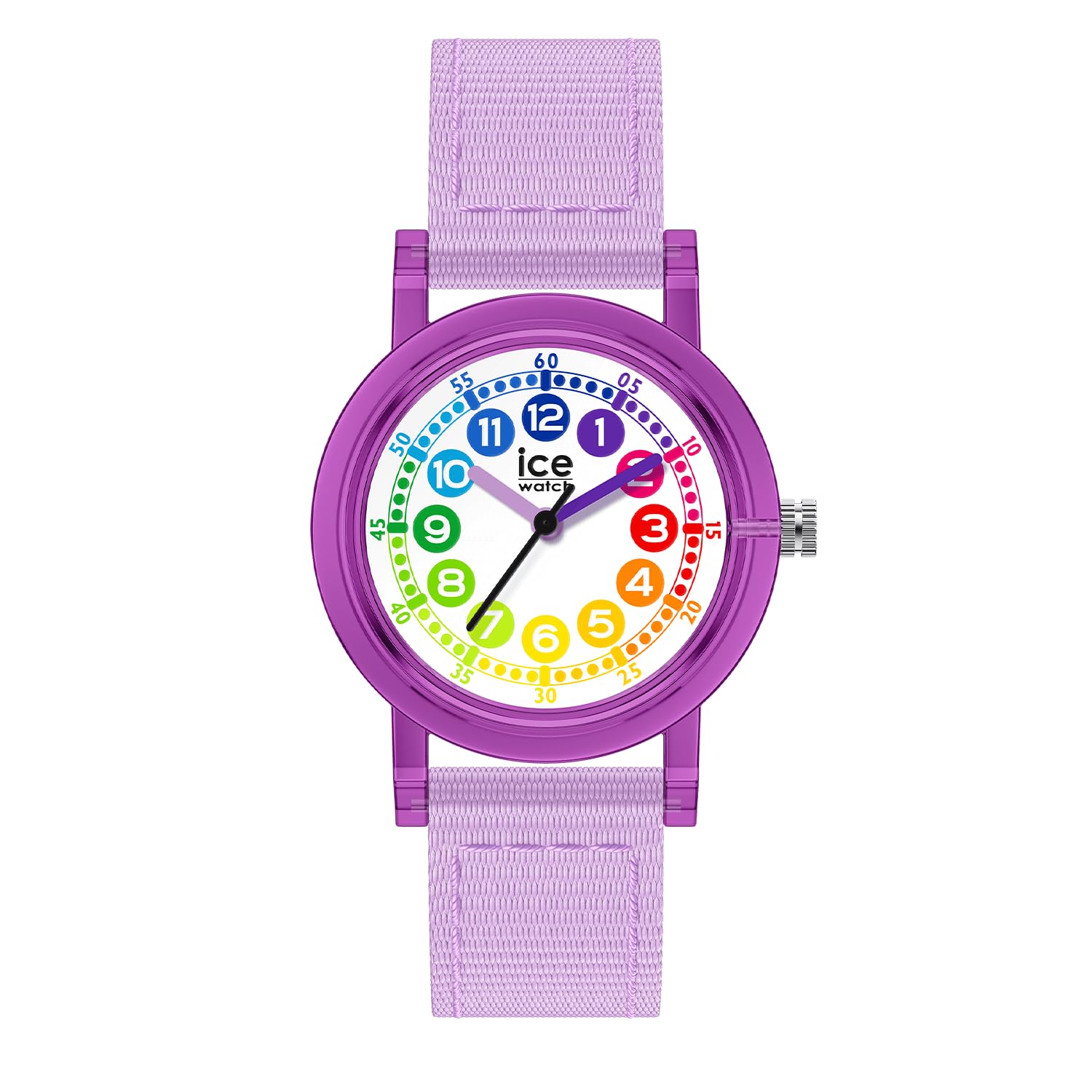 ICE-​WATCH - Ice Learning Purple Learning - Montre Violette pour Fille avec Bracelet en Nylon - 024499 (Extra Small)