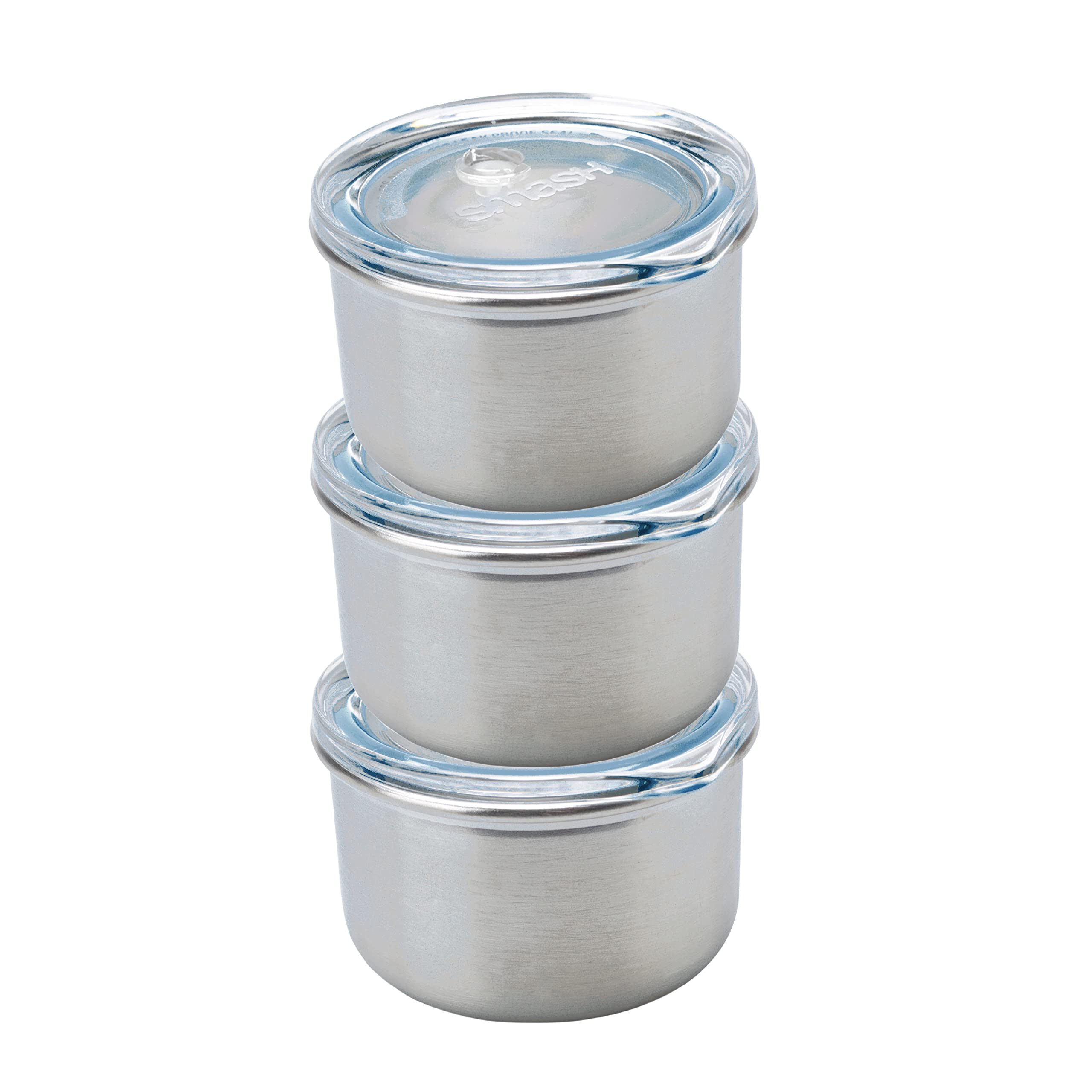 Smash Microwave Safe Stainless Steel Mini Dressing/Sauce Pots, Blue, 60 ml Capacity (Pack of 3), 3 x 60ml - Image 3