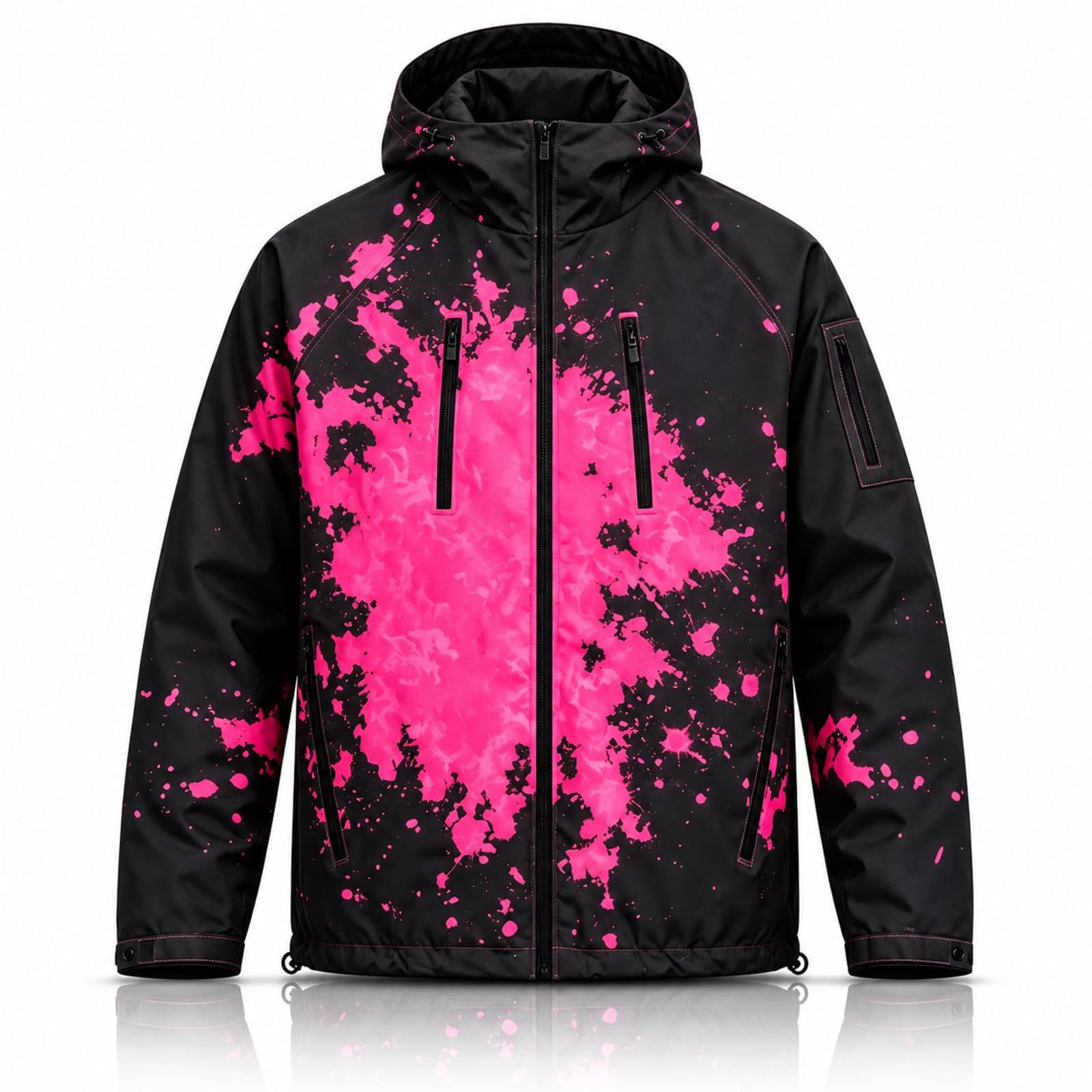 Color Changing Rain Jacket for Men,Water Reactive Rain Jacket