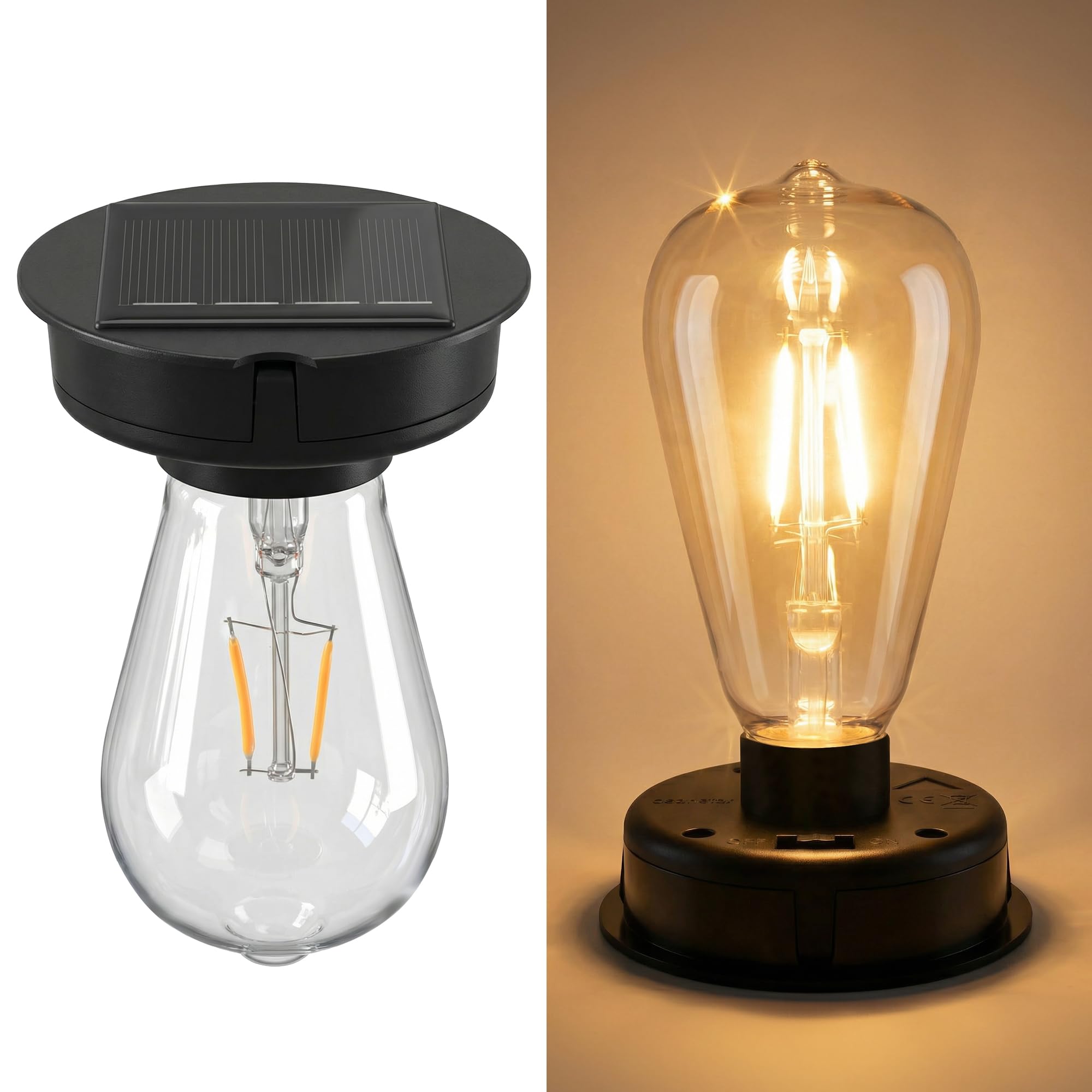 Pearlstar Upgraded Solar Light Replacement Top