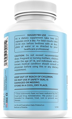 Miniatura 7 de Suplemento de apoyo para dormir para mujer | Ayuda específica para dormir para la relajación femenina | Diosa de los sueños | Mente tranquila |
